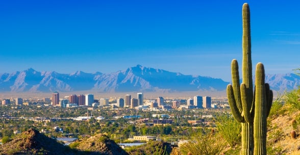 Skyline view of Phoenix, Arizona