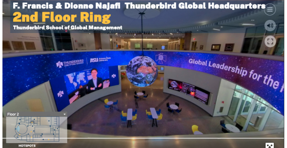 Image of the virtual tour of Thunderbird's Global Headquarters